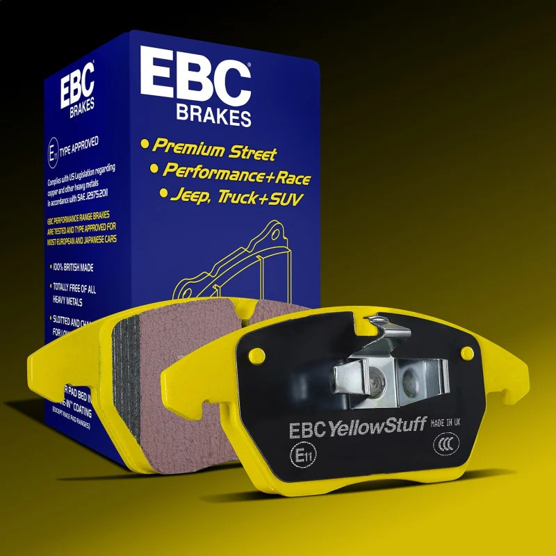 EBC DP4062R Yellowstuff Front Brake Pads for 12-21 McLaren MP4-12C/570S/570GT