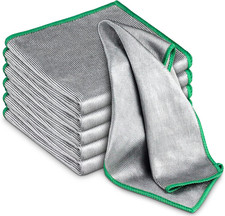 Glass Polishing Cloth Streak Free Cleaning Cloth Lint Free Dust Cloth 6 Pack