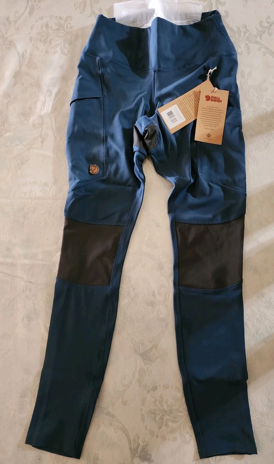 Fjallraven Abisko Trekking Tights Pro Women's Pants Indigo Blue/Iron Grey, Small