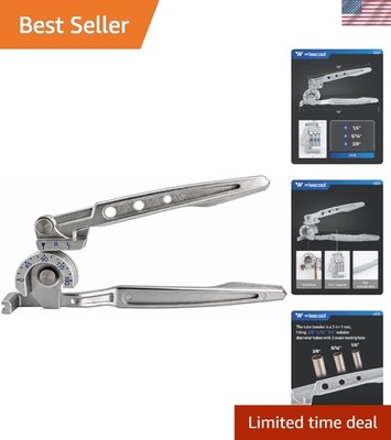 Portable 1/4'' - 3/8'' Tube Bender: Ergonomic & Precision Design for Professionals