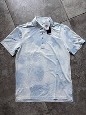 Adidas Tour Polo Shirt Ultimate365 Printed Blue White IM7894 PGA NEW MEN SIZE M