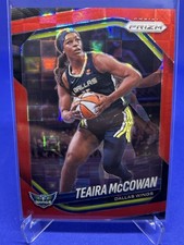2025 Panini Prizm WNBA Teaira McGowan Red Pandora Prizm /199 Dallas Wings #48