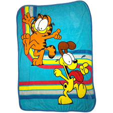 Nickelodeon Garfield And Odie Dog Fleece Throw Blanket Soft 45x60 Unisex Cat