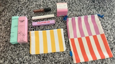 Ipsy July 2026 Makeup Bag Plus 9 Piece Makeup Items Cream Lip Mascara Lip