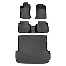 SMARTLINER SA0490/B0490/D0490 Front/Rear BLACK Floor Liners for Subaru Outback