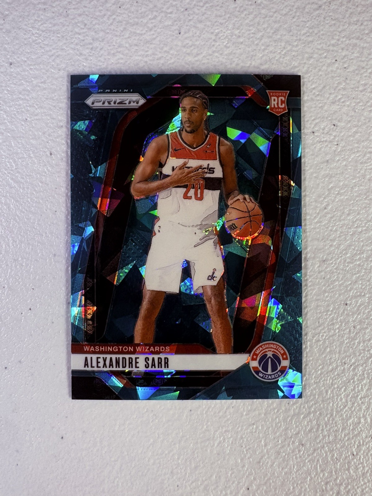 2024-25 Panini Prizm - Alexandre Sarr #264 Teal Ice Prizm /225 (RC)