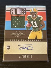 2023 PANINI LEGACY JAYDEN REED FUTURES RPA ROOKIE PATCH SILVER RC AUTO /249 🔥 