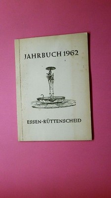 207818 JAHRBUCH 1962 ESSEN-RÜTTENSCHEID