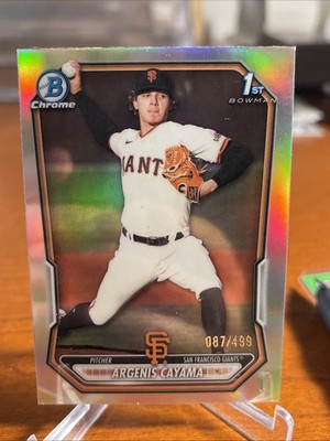 2026 Bowman Chrome ARGENIS CAYAMA #BCP-114 REFRACTOR /499