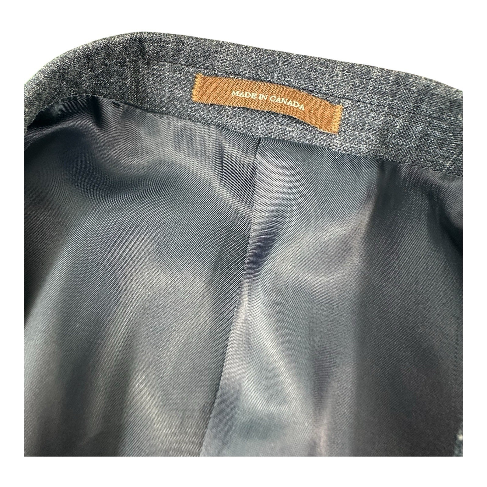 Peter Millar Blue Checked Current Wool Linen Silk… - image 2