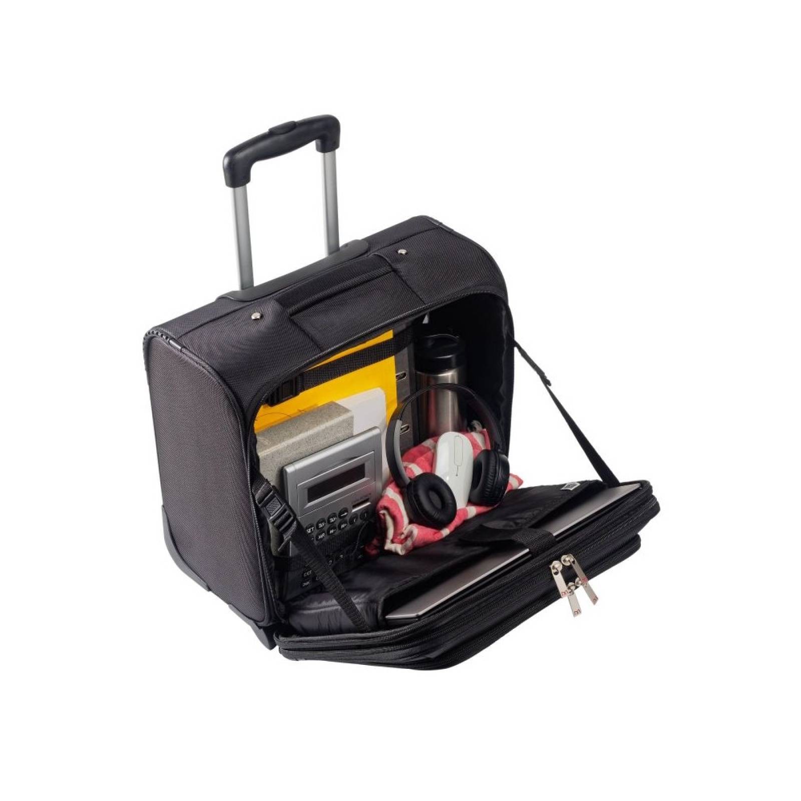 Monolith Executive Wheeled Pilot Case for Laptops up to 15.6 Inch Black (3005)