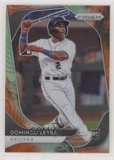 2020 Panini Prizm Mega Box Cosmic Haze Prizm Domingo Leyba #10 xy1
