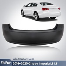 Rear Bumper Cover Fascia Wo Holes For Chevy Chevrolet Impala 2015-2019 23378125 Rear Bumper Cover Fascia Wo Holes For Chevy Chevrolet Impala 2015-2019 23378125