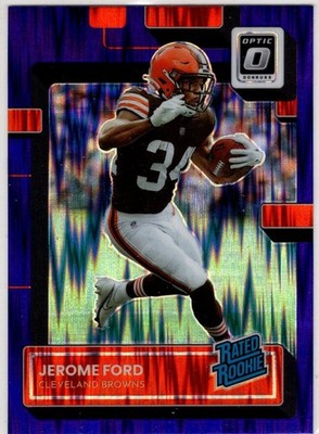 2022 Panini Donruss Optic Football Jerome Ford No. 280 Cleveland Browns
