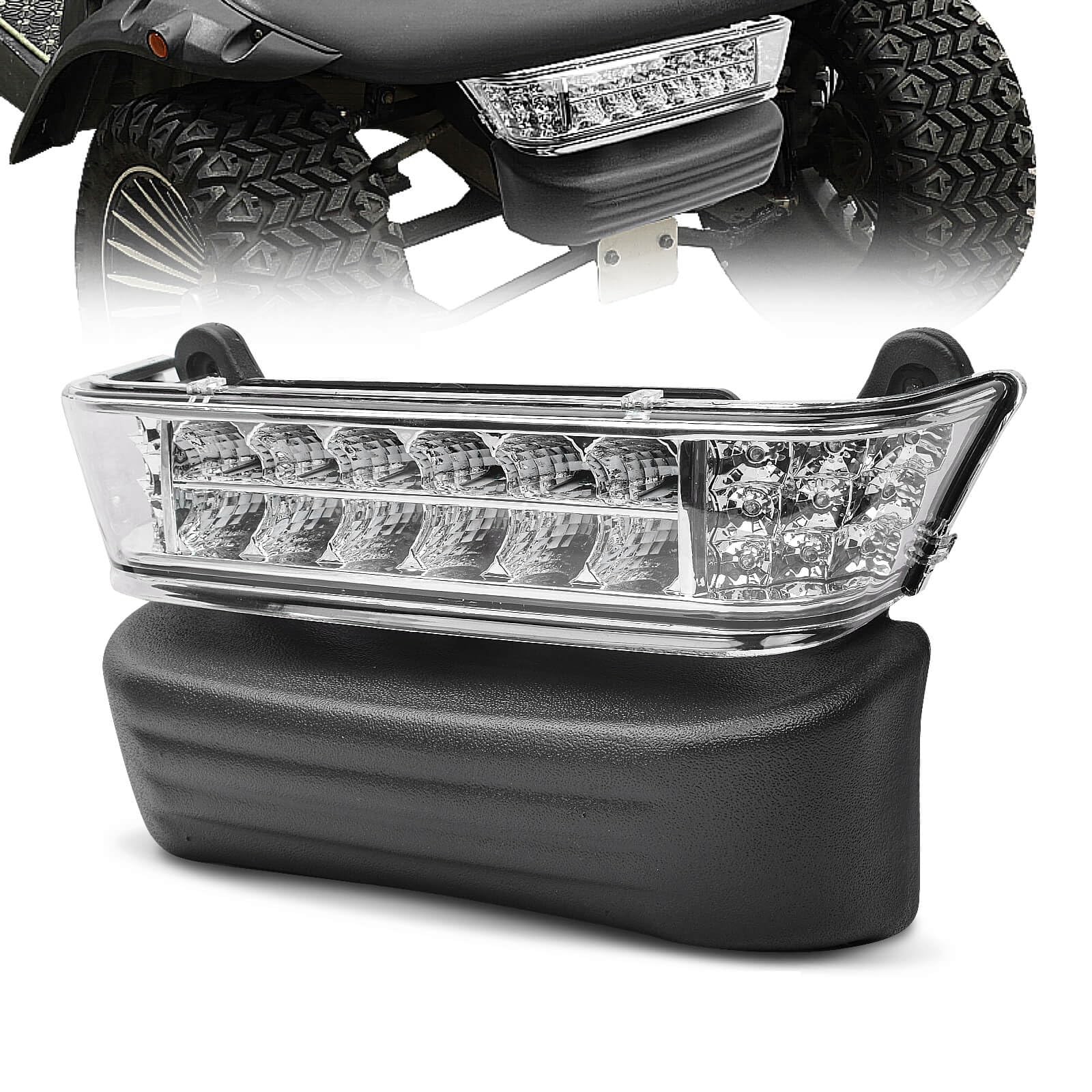 Golf Cart LED Head Light with Bumper for Club Car Precedent 2004-UP Electric ...