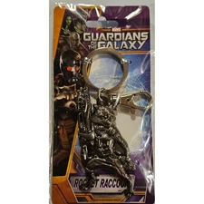 Guardians of the Galaxy Rocket Raccoon Keychain Marvel Avengers New
