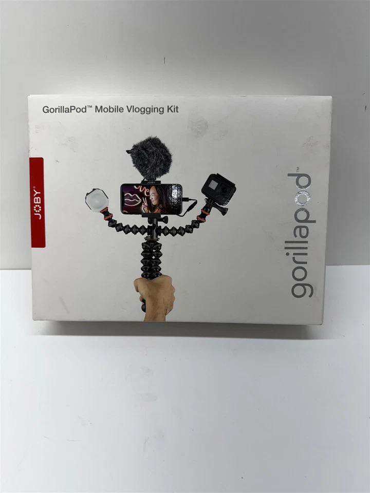 Tripé móvel Joby GorillaPod kit de vlogging móvel (microfone Wavo, luz Meamo) - Imagem 2 de 4