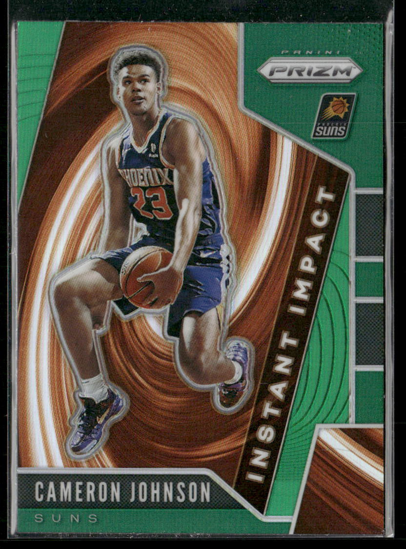 2019-20 Panini Prizm #10 Cameron Johnson Instant Impact Green