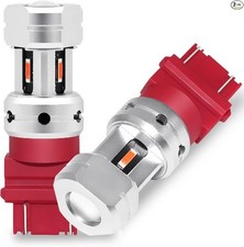 3057 3157 LED Red Brake Light Bulb, Super Bright 3156 3056 3047 345 Color: Red