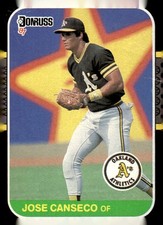 1987 Donruss #PC-12 Jose Canseco