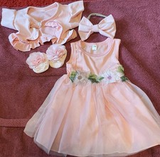 Pink Dress With Jacket Set Size 3/6 Months SALE