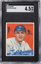 1934 Goudey #14 Willie Kamm SGC 4.5 APPEARS NICER
