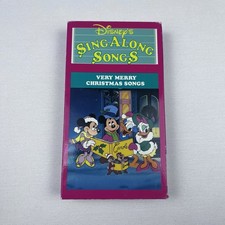 Disney  s Sing Along Songs : Very Merry Christmas Songs Vintage VHS Mickey Mouse
