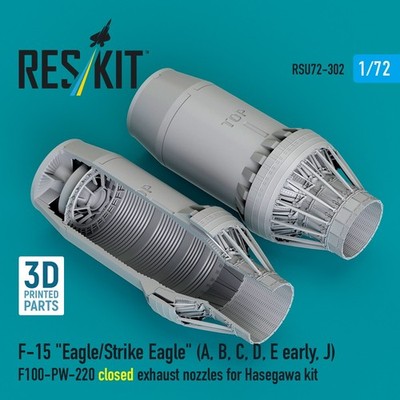 1/72 ResKit RSU72-0302 F 15 ''Eagle/Strike Eagle'' (A, B, C, D, E early, J) F100-P