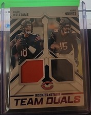 2025 Panini Rookie and Stars Caleb Williams & Rome Odunze #TD-CHI