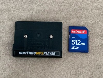 Original Nintendo MP3 Player Adapter AGS - 006 (01) mit 512MB SD