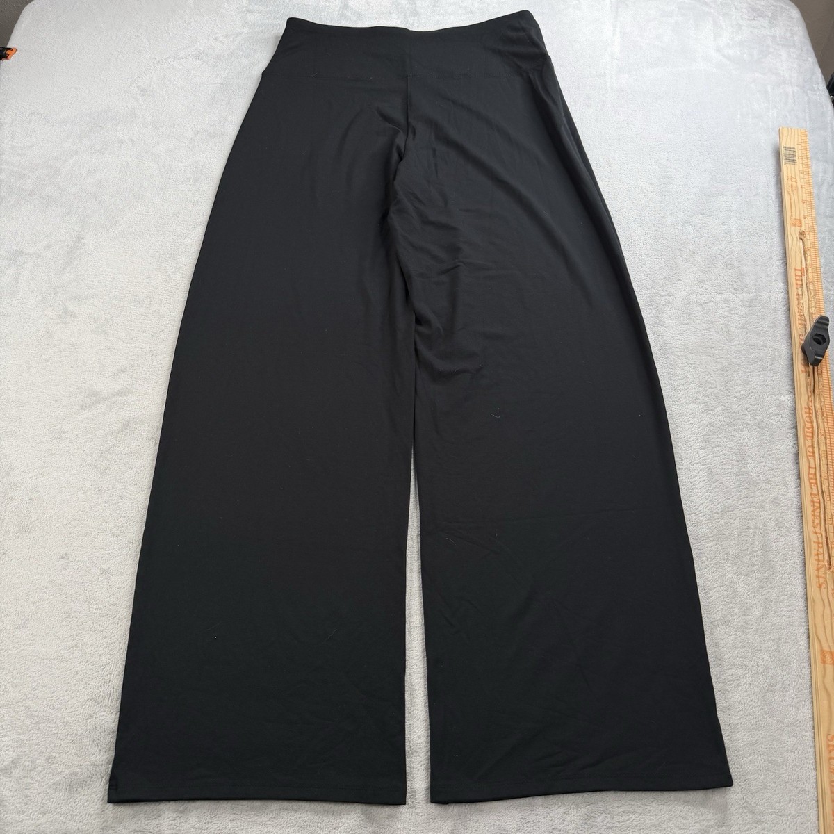 New J. Jill Wearever Smooth-Fit Full Leg Pants Womens S Black Pull On Stretch View 2