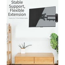 Support Mural Moniteur TV Métal Écrans Réglables 19 à 27 Pou