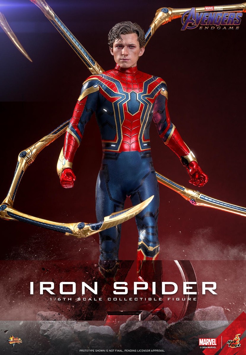 Hot Toys Sideshow Spider-man Iron Spider Holland 1/6 Scale Figure