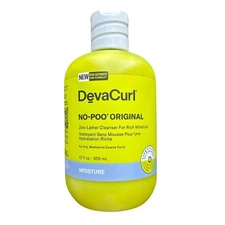 Devacurl NO-POO Original Zero Lather Cleanser, 12 Oz Deva Curl NEW SEALED