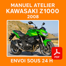 Manuel Atelier Kawasaki Z1000 2008 Revue Technique Moto Français RMT CD PDF
