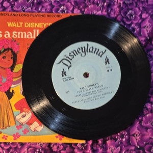 Disneyland Walt Disney’s It’s a Small World 7" Vinyl Record - Disney
