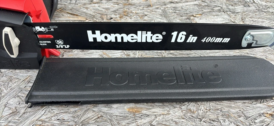 Homelite 16" 12 Amp Electric Chainsaw - Used, Excellent Condition - Image 2 of 4