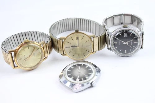 Vintage Watches Mechanical Timex Rotary UNTESTED x 4