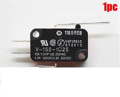 1Pcs Omron Ature Basic V-152-1C25 Spdt Thermosetting Case Mini Micro Switch I iw