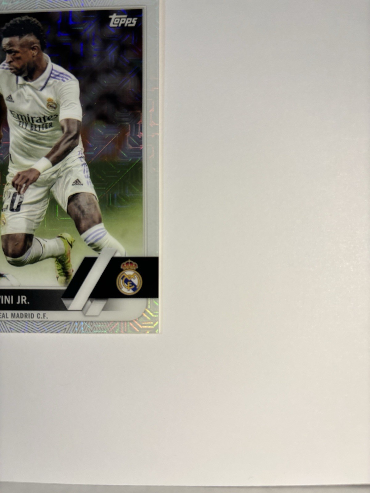 Vini Jr 2022-23 Topps Merlin UEFA Club Competitions Japan Mojo Silver view 2
