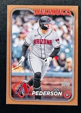 2024 Topps Baseball MLB Joc Pederson Gold #/2024 SP Diamondbacks 🐍 🐍