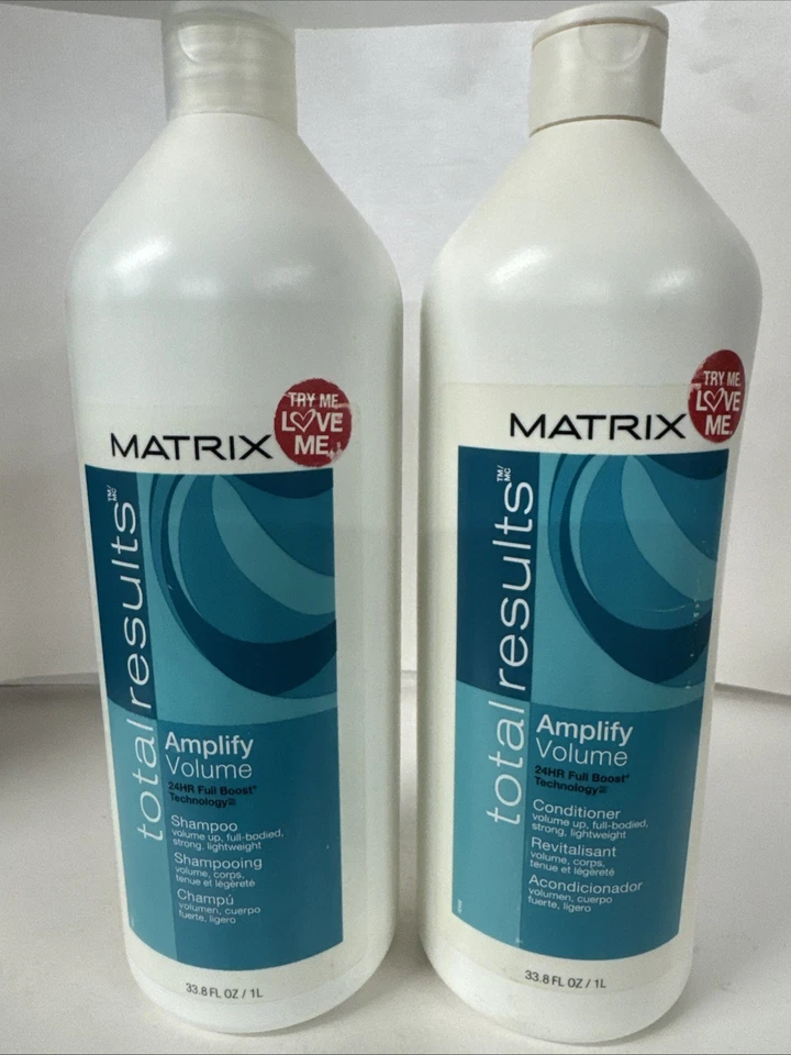 Xampu + condicionador Matrix Total Results Amplify Volume 33,8 oz – pacote com 2 duplas - Imagem 2 de 4