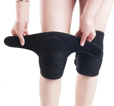 Soft Knee Pads for Sports & Work (Under 125lbs)，Black