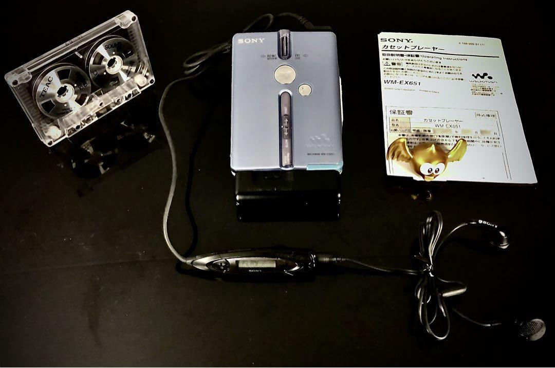 Cassette Walkman Sony Wm-Ex651 Blue Renovated Complete | eBay Cassette Walkman Sony Wm-Ex651 Blue Renovated Complete | eBay