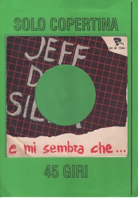 Jeff Da Silva   E Mi Sembra Che... - Tutta La Vita, Noi - SOLO COPERTINA