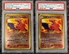 [TWO] 2000 POKEMON JAPANESE NEO 2 #006 CHARIZARD PROMO REVERSE HOLO FOIL PSA 10