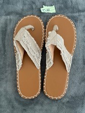 Women Flip Flops Thong Sandals Size EU 40 Unbranded Cushion Summer Slippers Shoe