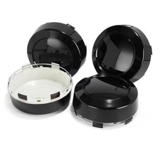 4 Pack Wheel Center Caps Kit, 135 mm / 5.31 inch ID 128.5 mm / high gloss black