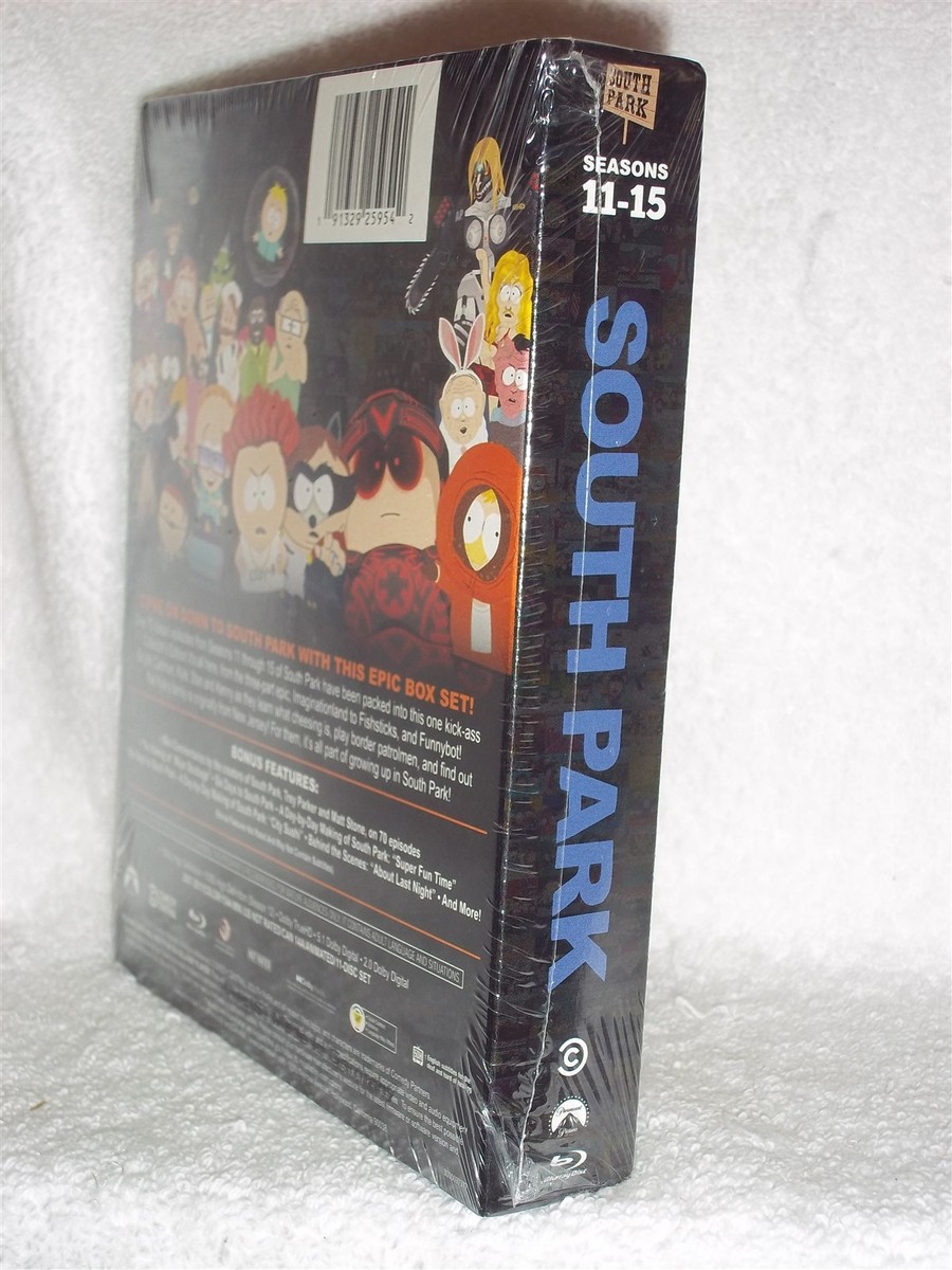 South Park Seasons 11 12 13 14 15 (Blu-ray, 2024, 11-Disc) w