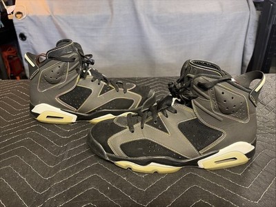 Air Jordan 6 VI Retro Black Purple  Lakers  384664-002 Men s Sz 9 UK 8 Used 2010